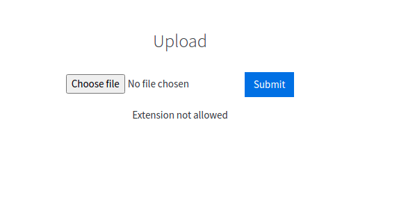 upload rejected