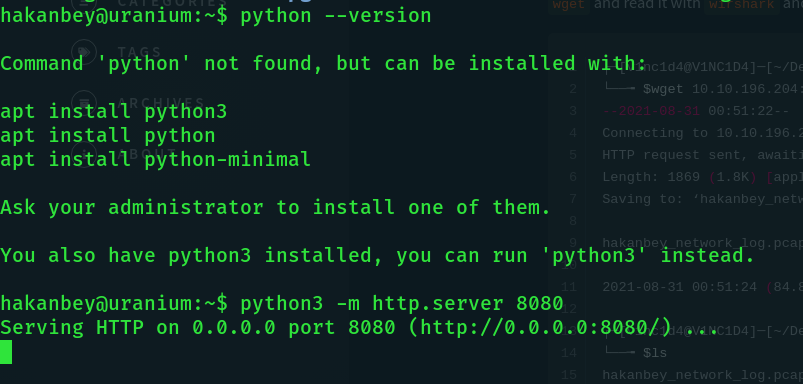 uranium pcap file