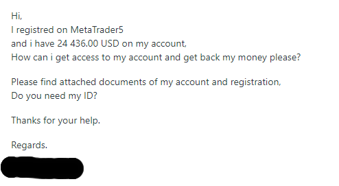 email to fake support staff